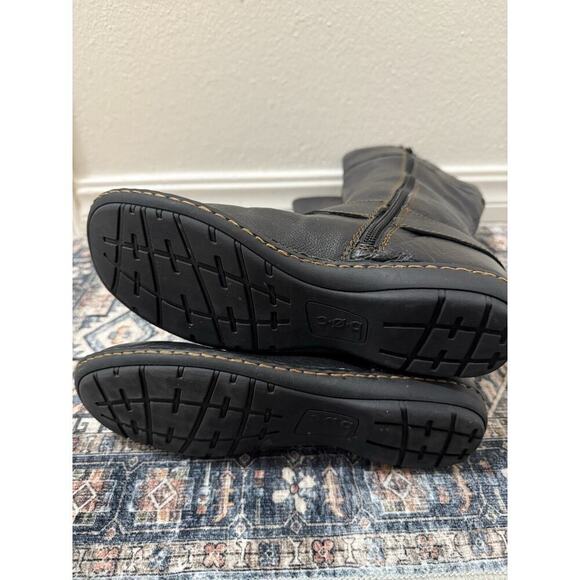 Womens 9  Riding Boot Biker Horse Stable Knee High Brown Leather BOC Wore Once - Picture 6 of 6